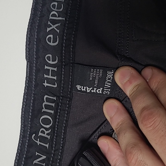 Prana Zion convertible pants/shorts (gray) 31x30 - Picture 2 of 2